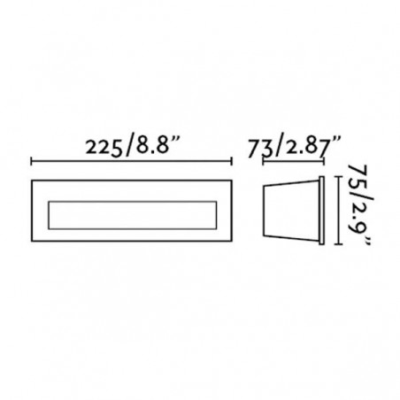 Empotrable exterior LED Nat (6W)