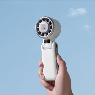 Glasi White Handheld Fan, 5...