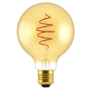 LED Bulb E27 G125 Deco Spiral 2200K (4.9W)