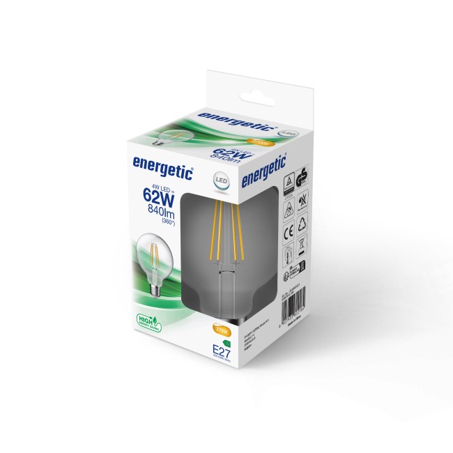 LED Bulb E27 G95 2700K Class A (4W)