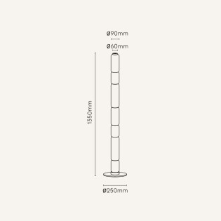 Venus Dim LED Floor lamp (17W)