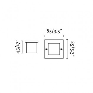 Empotrable exterior LED Frol (1W)
