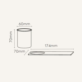 Glass + Bracket for Verso...