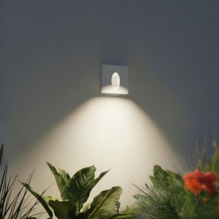 Bely Elite Square Recessed LED Wall Light (1W)