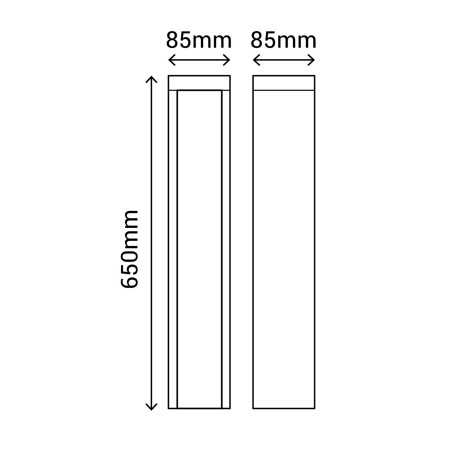 Outdoor LED Bollard Lamp Dary 65 (10W)