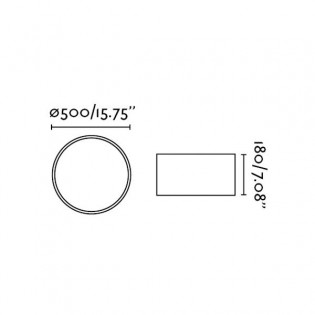 Plafon Seven (50 cm.)