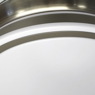 Ventilador LED con aspas retráctiles Ilsa Mini Niquel CCT (35W)