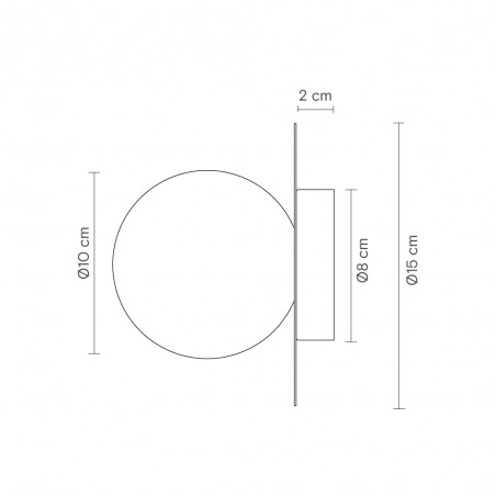 copy of Aplique de pared Royal Disco