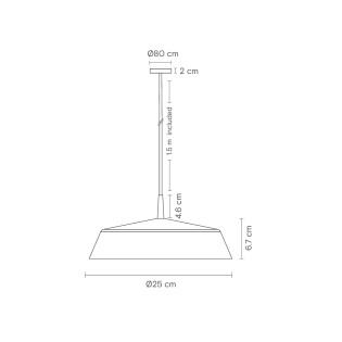 Pendant lamp Bonn