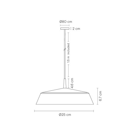 Pendant lamp Bonn