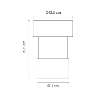 Portable LED Balise table lamp (2.2W)