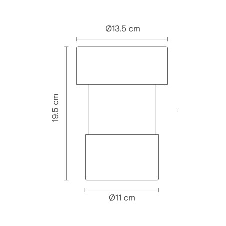 Portable LED Balise table lamp (2.2W)