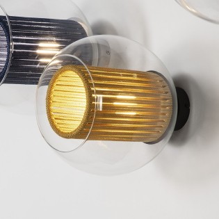 Wall Lamp Bola Cord Gold