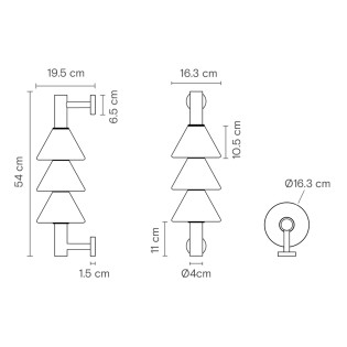 Boga Vertical LED Wall Light (5W)