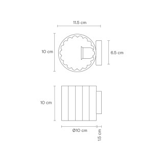 copy of Aplique de pared Royal Disco
