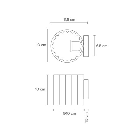 copy of Aplique de pared Royal Disco