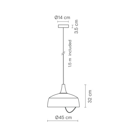 LED Pendant Lamp Barna (24W)