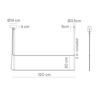 copy of Lámpara de techo Rio