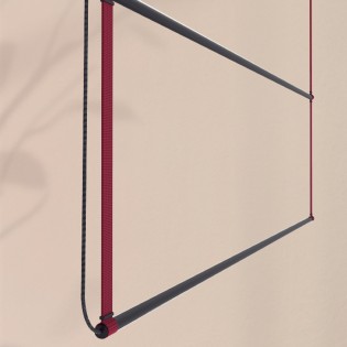 LED pendant Lamp René Horizontal Duo