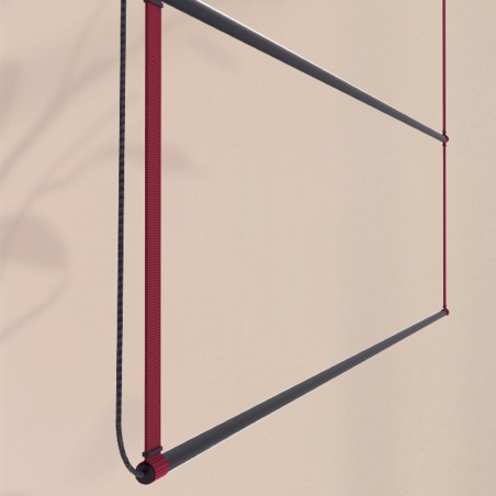 LED pendant Lamp René Horizontal Duo