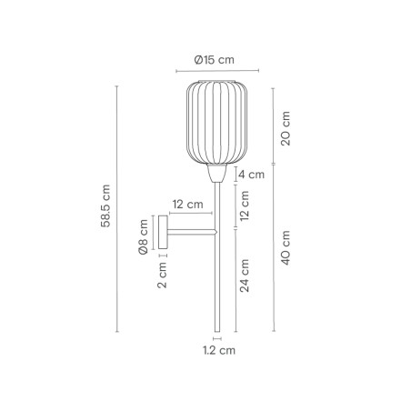 Wall Lamp GreenBerry Lantern