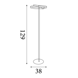 LED Floor Lamp Aerial (23W)