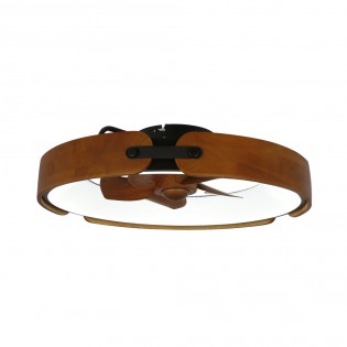 LED Ceiling Flush Fan Messer CCT Dim (50W)