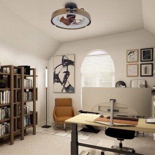 LED Ceiling Flush Fan...