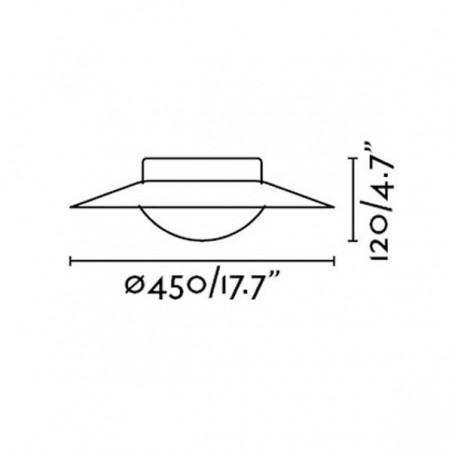Plafon LED Side (20W)
