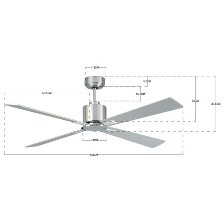 Climate I ceiling fan