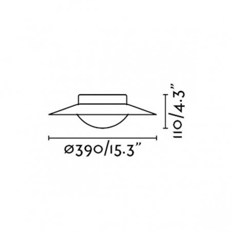 Flush light LED Side (15W)