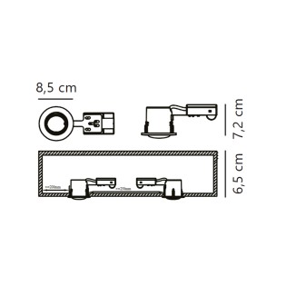copy of Empotrable de techo LED Monolo (4.8W)