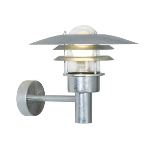 Galvanized outdoor wall lamp Lonstrup