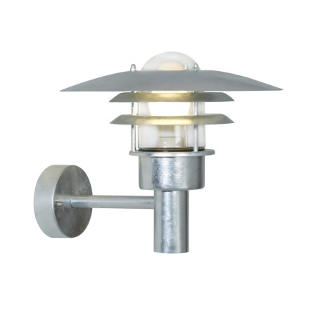 Galvanized outdoor wall lamp Lonstrup