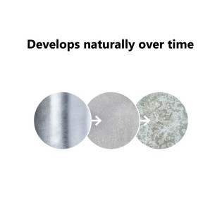 Lonstrup Galvanised Outdoor Wall Light with Sensor