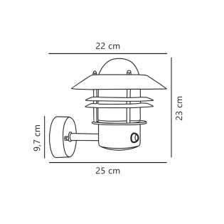 copy of Aplique de exterior galvanizado Blokhus