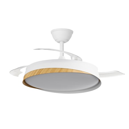 Ventilador LED aspas retráctiles Marte CCT Dim (48W)