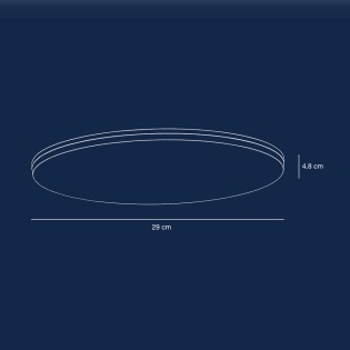 LED ceiling flush light Vic 29 (23.50W)