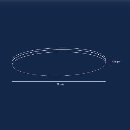 LED ceiling flush light Vic 29 (23.50W)