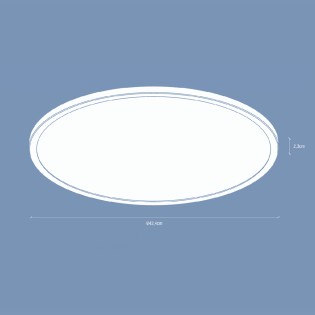 Oja 42 3-Step Dim LED bathroom ceiling light (19W)