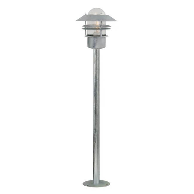 Outdoor Galvanized Bollard Lamp Blokhus