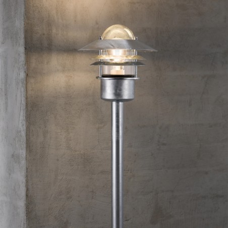 Outdoor Galvanized Bollard Lamp Blokhus
