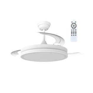 LED fan with retractable blades Night Eco Mate CCT Dim (48W)