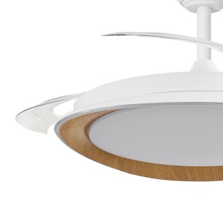 Ventilador LED aspas retráctiles Plenn CCT Dim (48W)