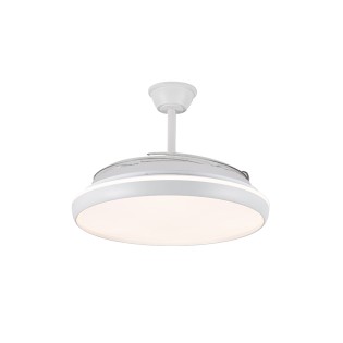 Ventilador LED aspas retráctiles Charly L CCT Dim (80W)