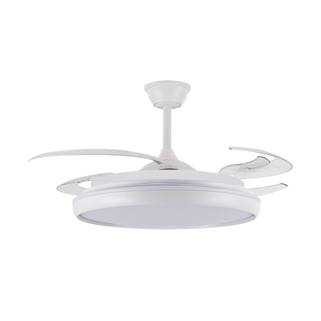 Ventilador LED aspas retráctiles Charly L CCT Dim (80W)