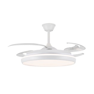 Ventilador LED aspas retráctiles Charly L CCT Dim (80W)