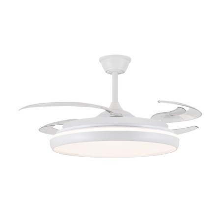 Ventilador LED aspas retráctiles Charly L CCT Dim (80W)