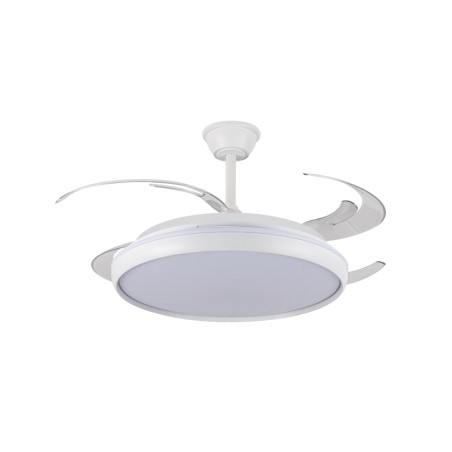 Ventilador LED aspas retráctiles Charly L CCT Dim (80W)