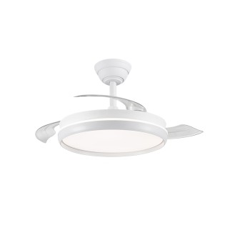 Ventilador LED aspas retráctiles Charly Evo CCT Dim (60W)